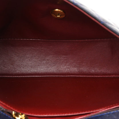 Chanel Lambskin Quilted Round Flap Navy 5 of 12
