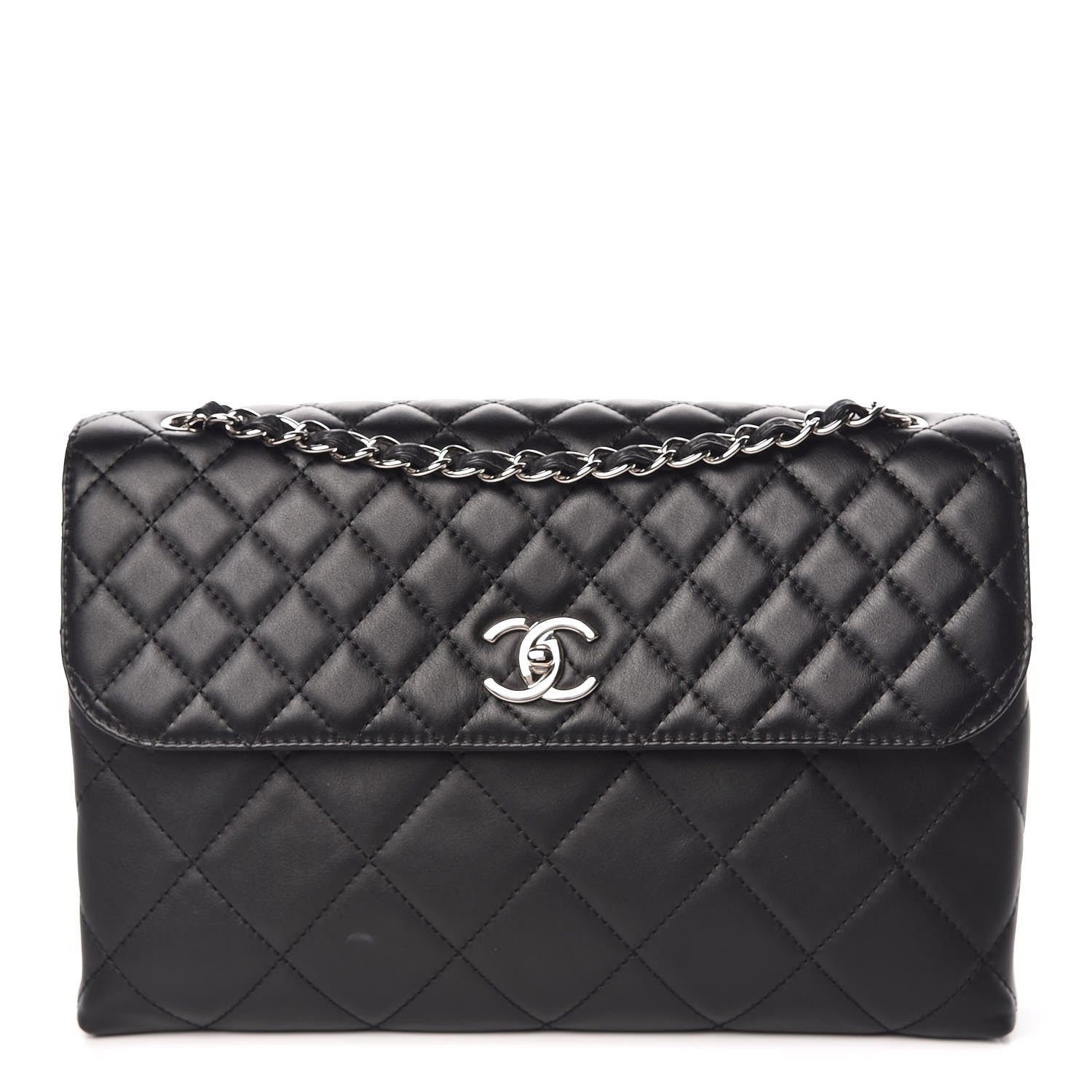 Chanel Calfskin Quilted In The Business Flap Bag Black 1 of 15