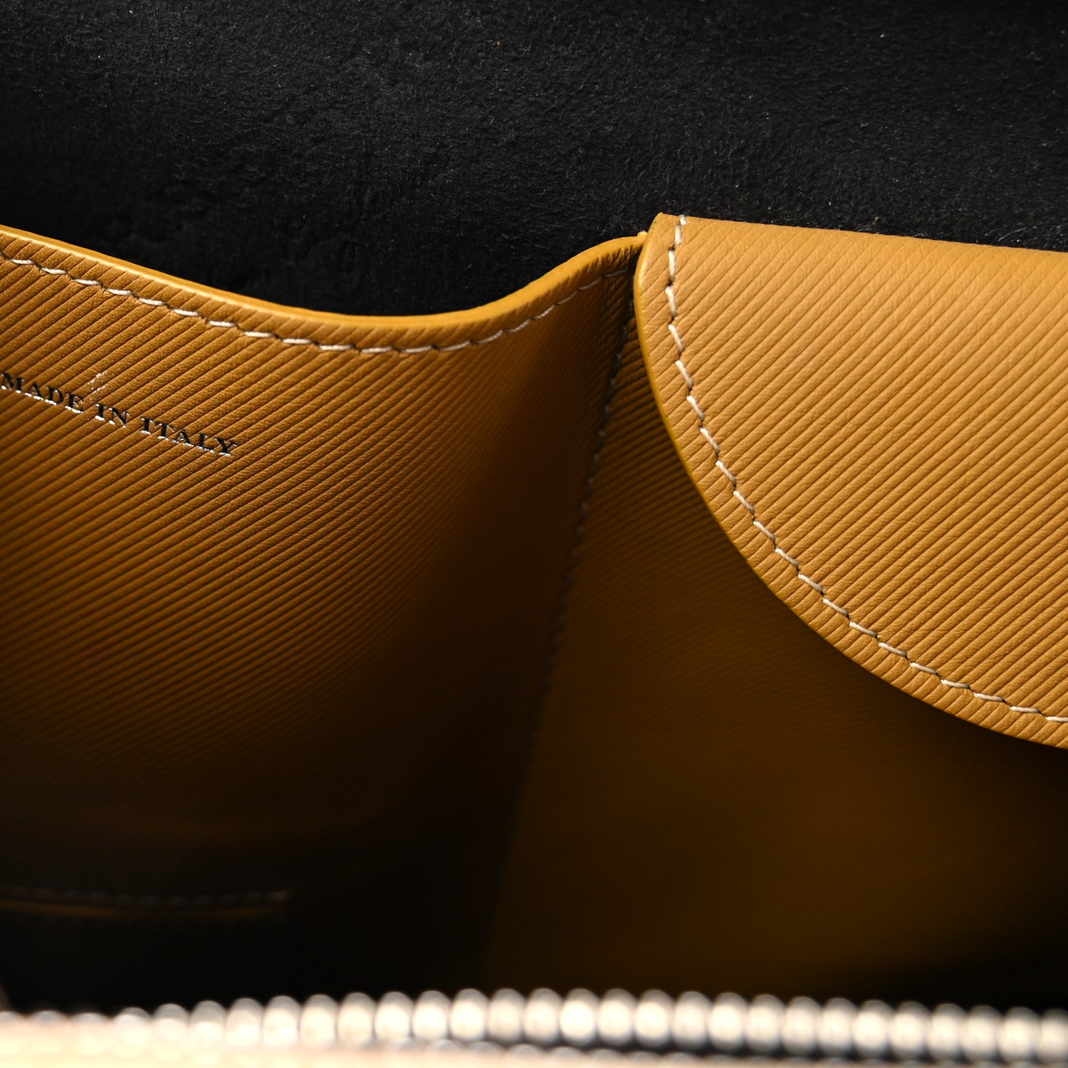 Burberry Trench Calfskin Medium DK88 Top Handle Bag Honey Ochre Yellow 7 of 10