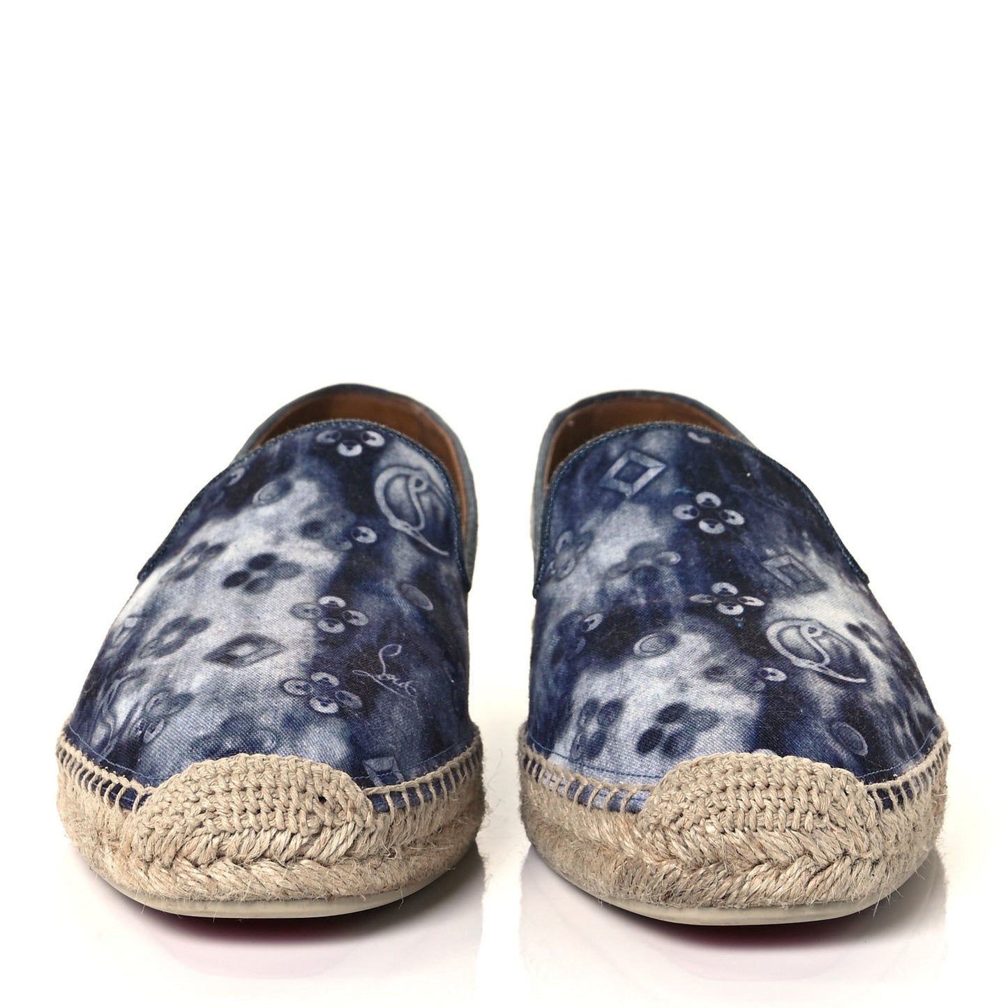 Denim Tie Dye Punk Mens Nanou Orlato Flat Espadrilles 41 Multicolor