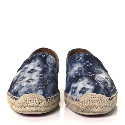 Christian Louboutin Denim Tie Dye Punk Mens Nanou Orlato Flat Espadrilles 41 Multicolor 2 of 7