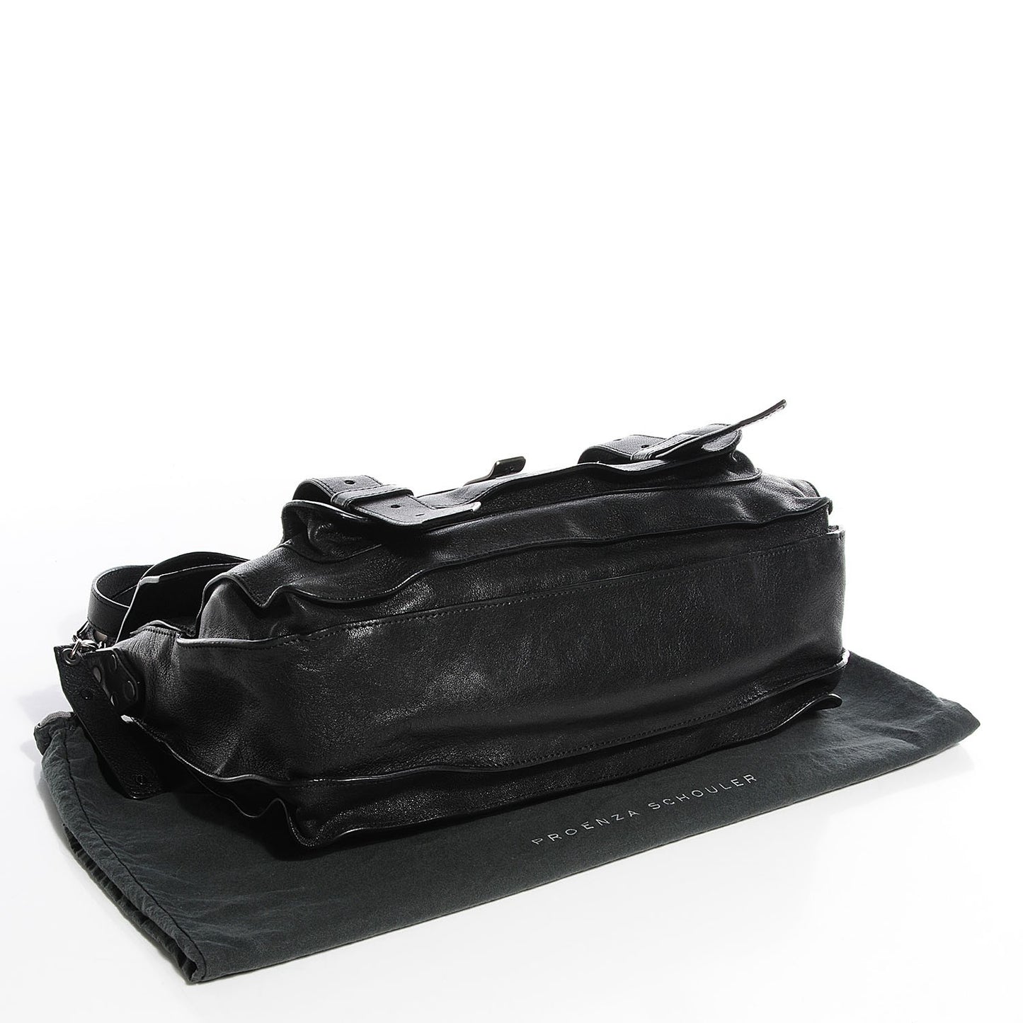 Lambskin Medium PS1 Satchel Black