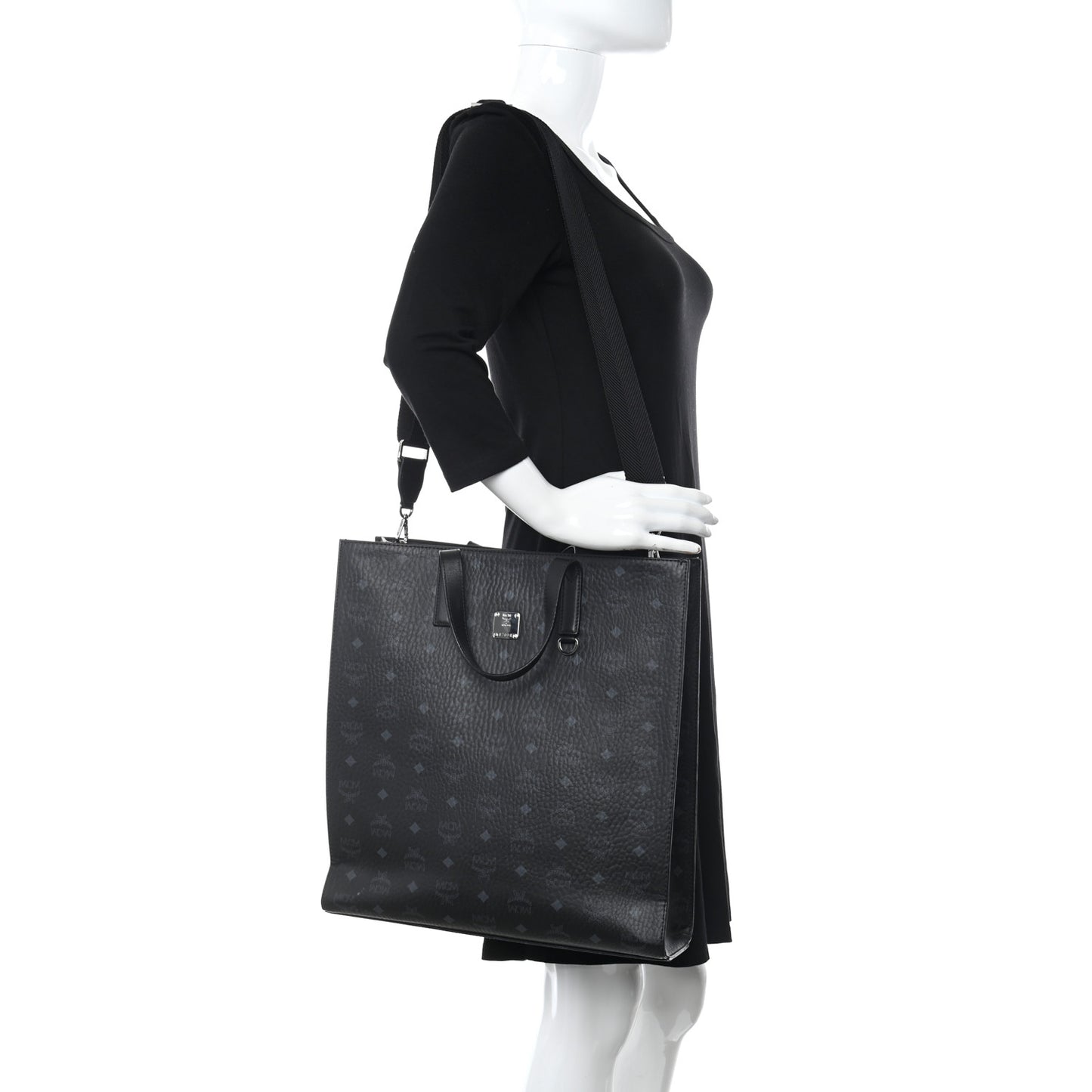 Visetos Medium Klassik Tote Black