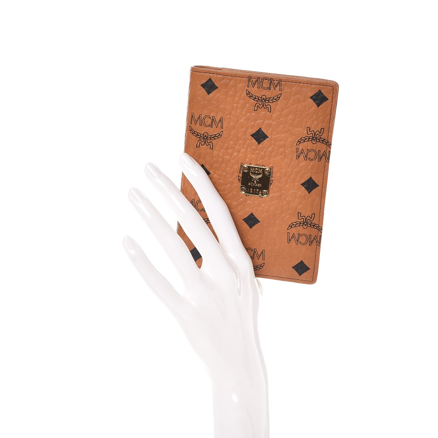 Visetos Heritage Passport Holder Cognac