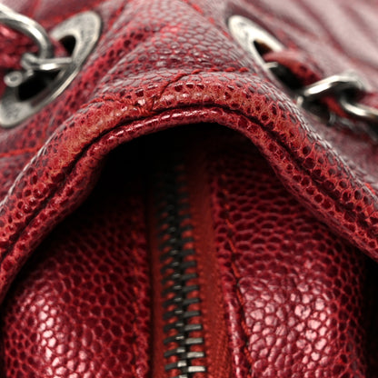 Chanel Iridescent Caviar Quilted Large Chic Flap Red 12 of 12