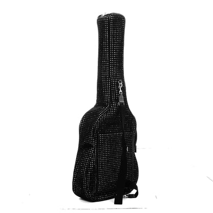 Saint Laurent Velour Crystal Guitar Case Black 3 of 9