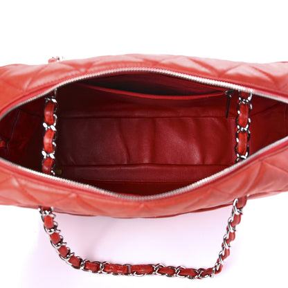 Chanel Lambskin Quilted Camera Case Red 5 of 9