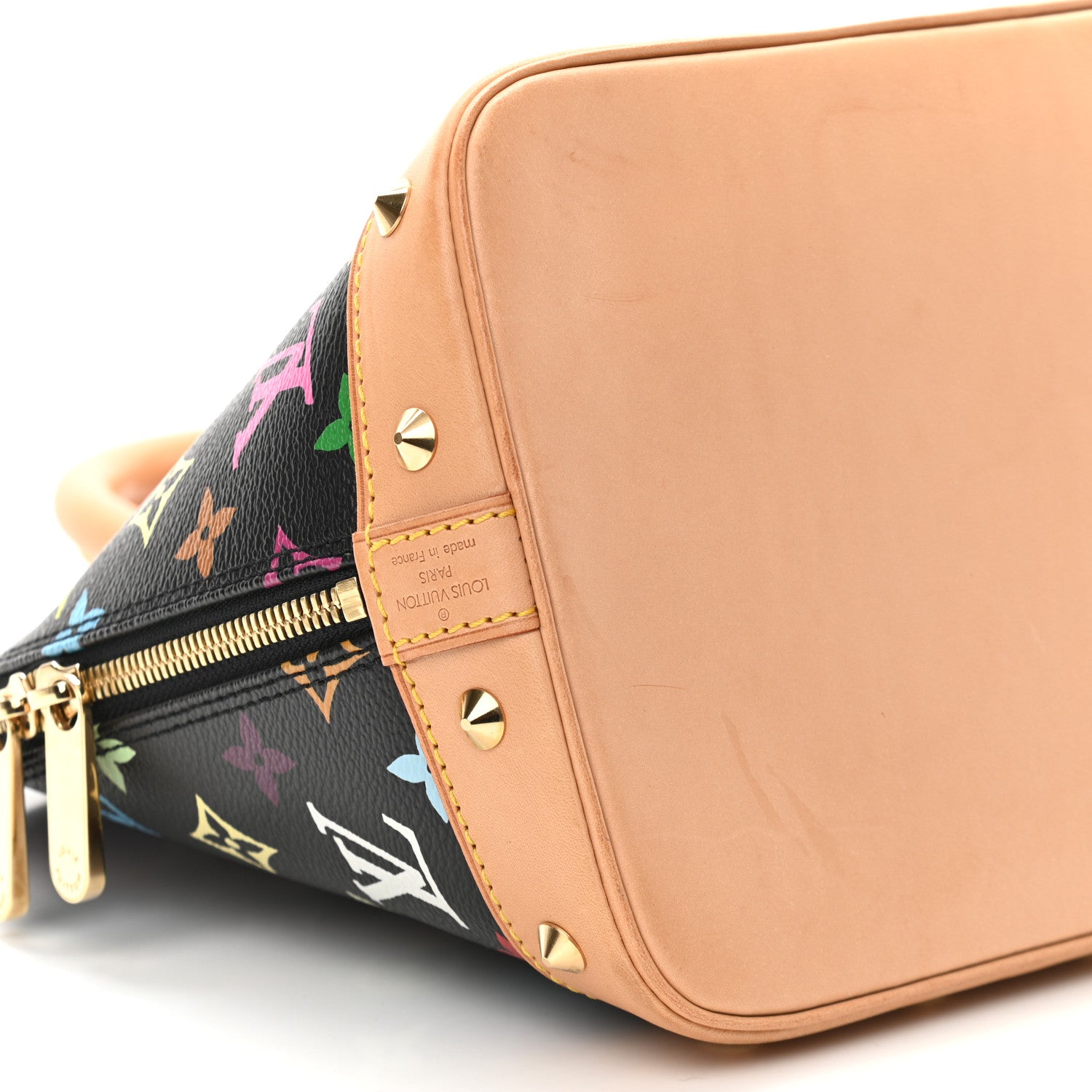 Louis Vuitton Monogram Multicolor Alma Black 9 of 10