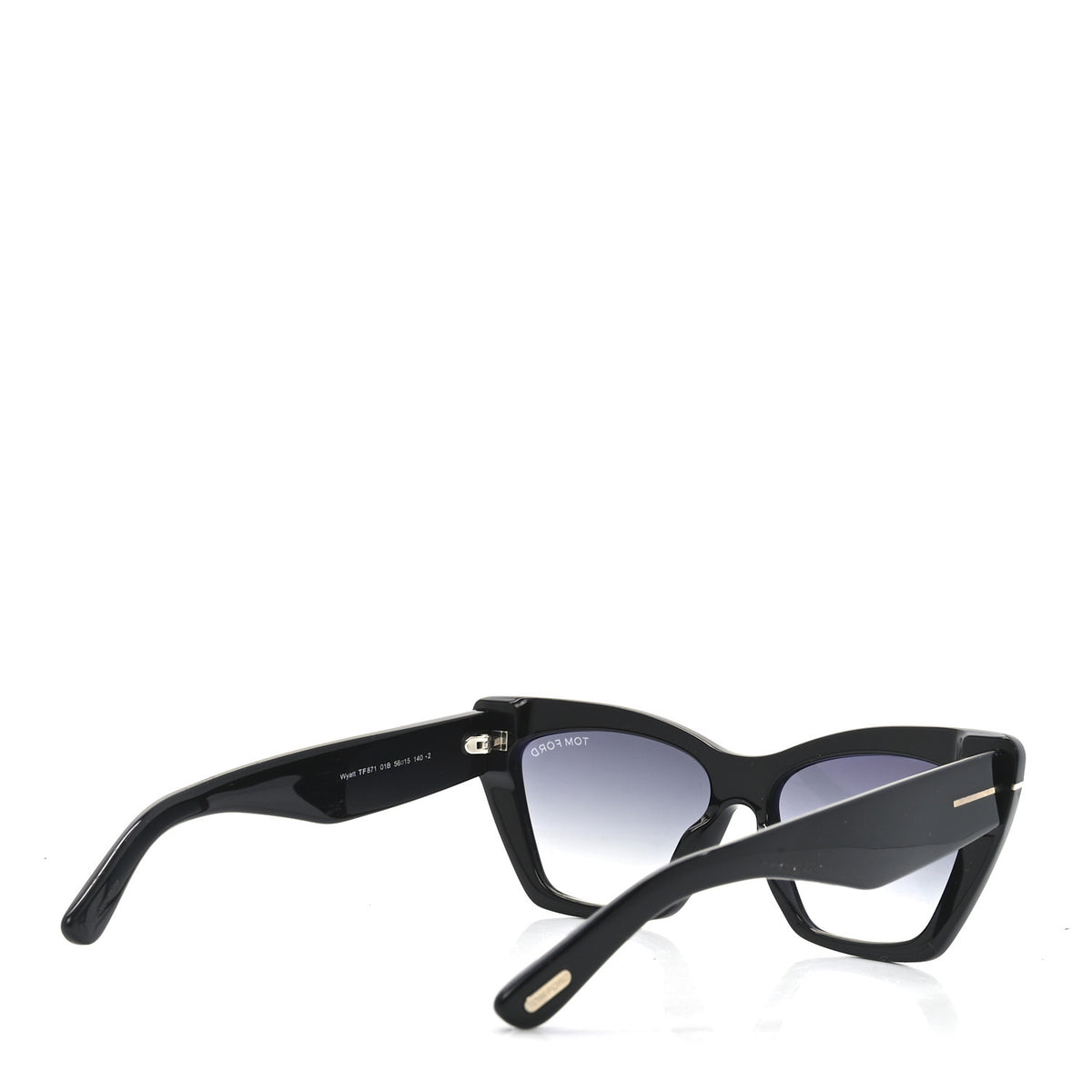 New, TOM FORD Wyatt Sunglasses TF871 01B Authentic Tom Ford Sunglasses WYATT FT0871S 01B main image 2