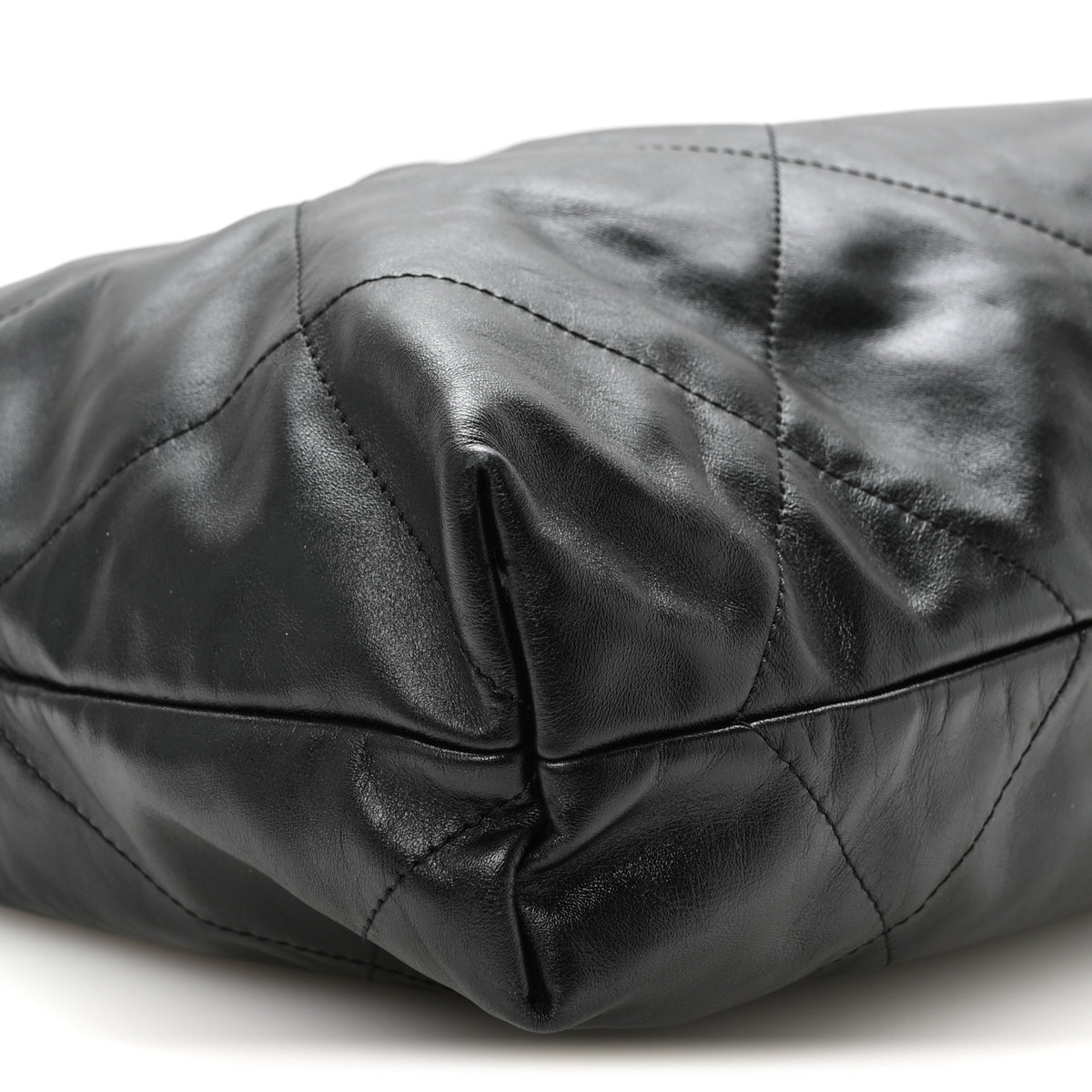 Chanel Shiny Calfskin Quilted Chanel 22 Black 10 of 12