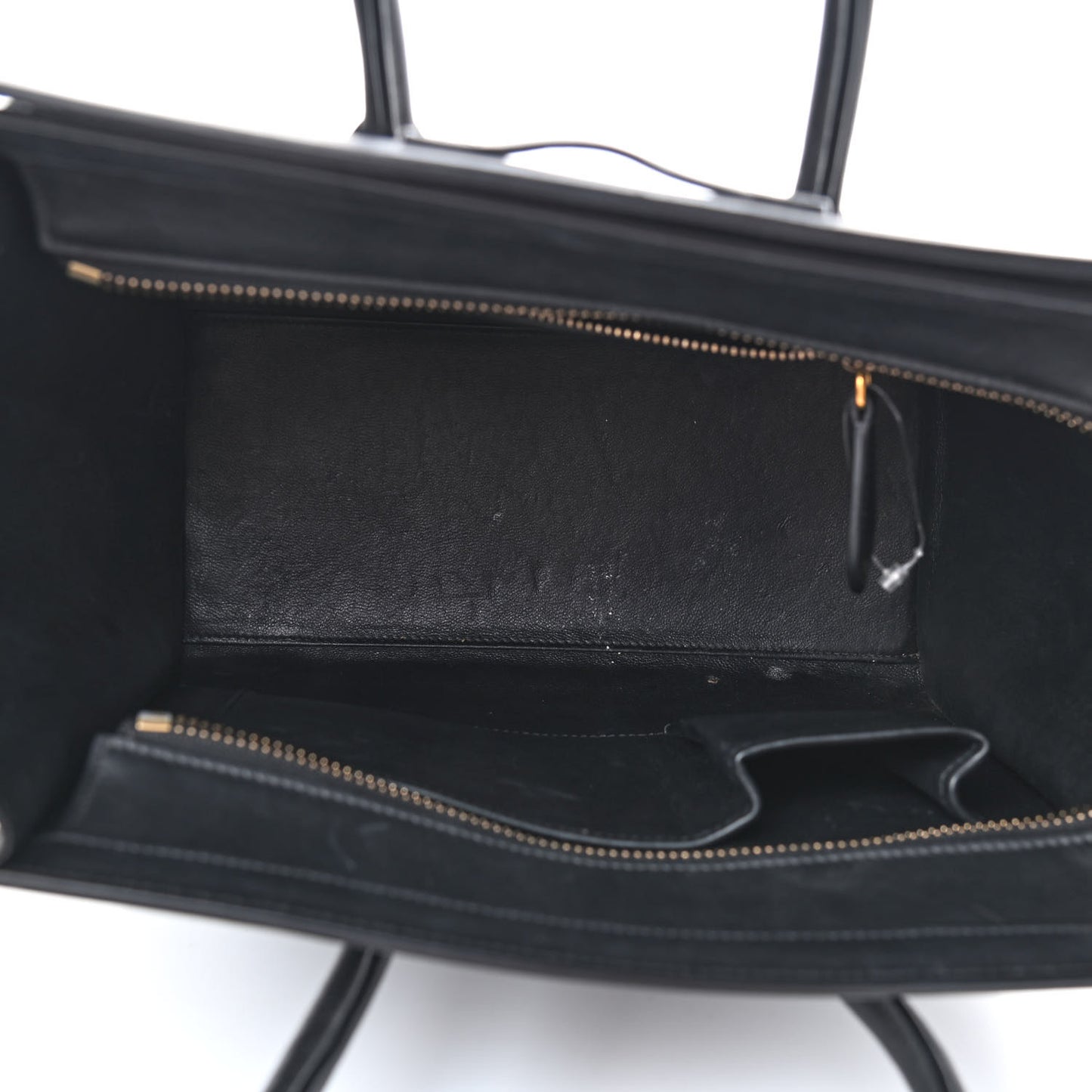 Smooth Calfskin Micro Luggage Black