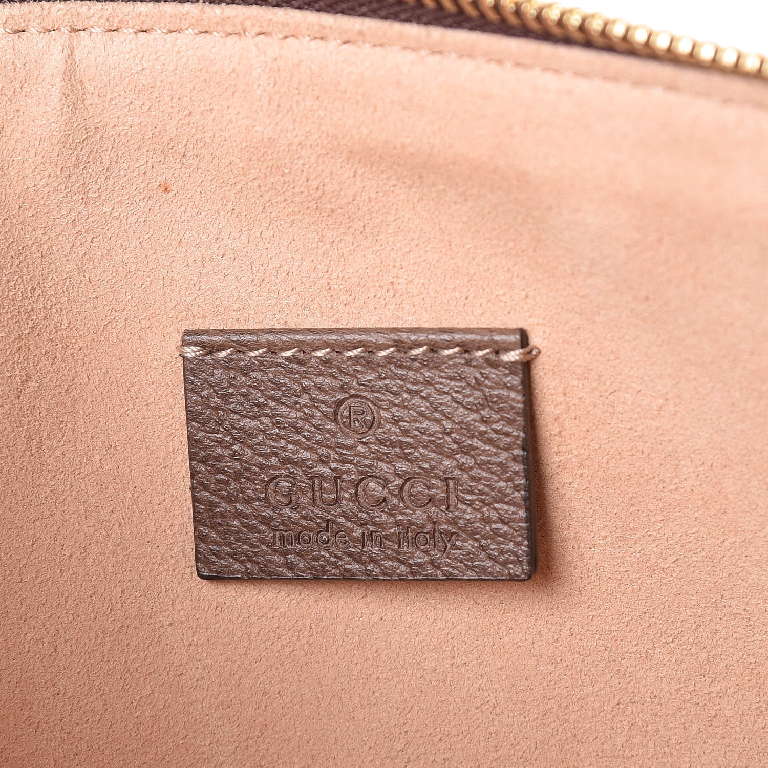 Gucci GG Supreme Monogram Large Ophidia Pouch Clutch Brown 6 of 8