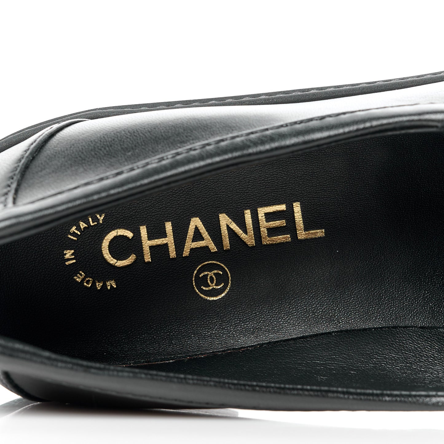 Lambskin Quilted CC Turnlock Loafers 41 Black