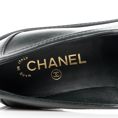 Chanel Lambskin Quilted CC Turnlock Loafers 41 Black 7 of 10