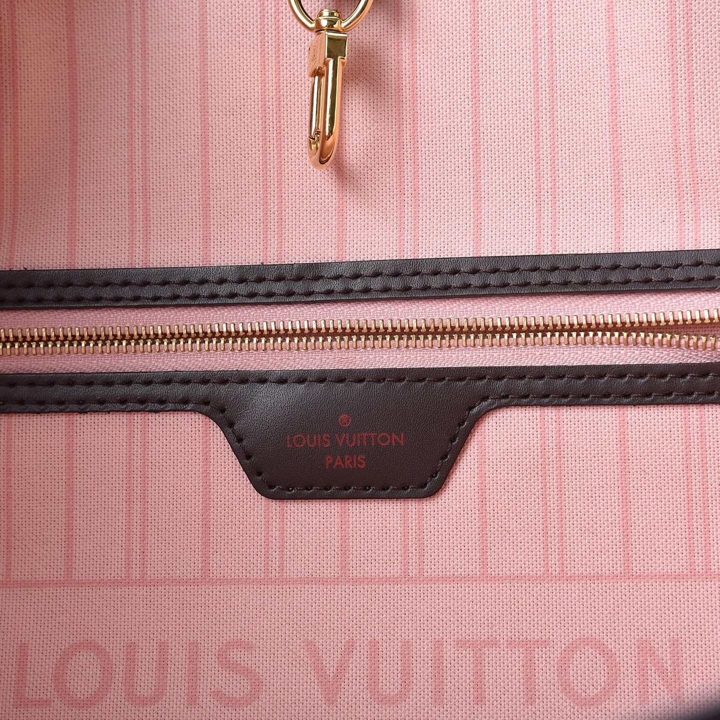 Damier Ebene Neo Neverfull MM Rose Ballerine