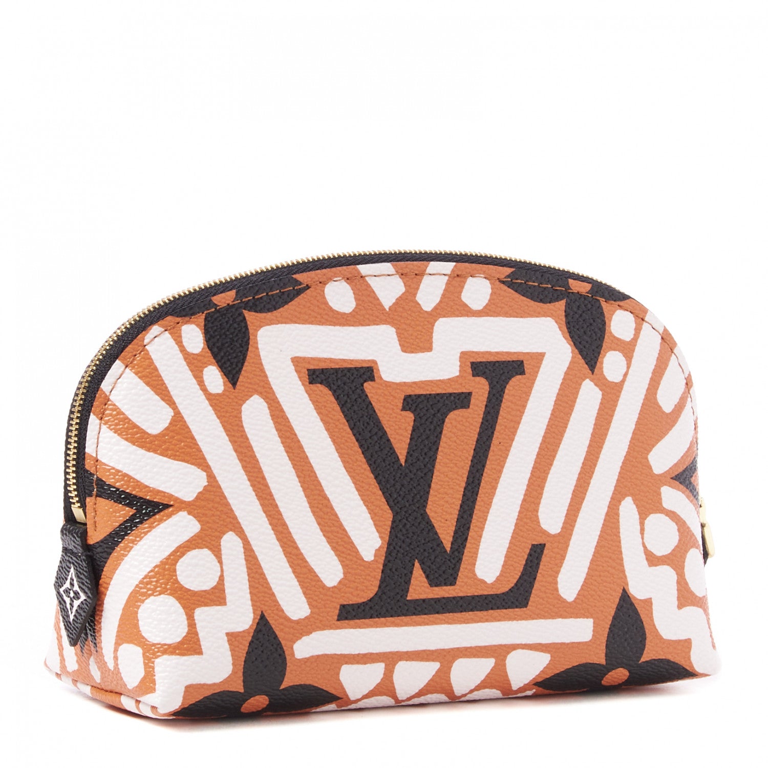 Louis Vuitton Monogram Giant Crafty Cosmetic Pouch Crème Caramel 2 of 7
