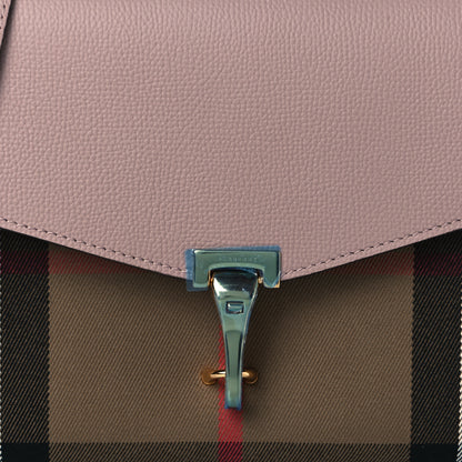 Burberry Derby Calfskin House Check Small Macken Crossbody Bag Pale Orchid 8 of 10