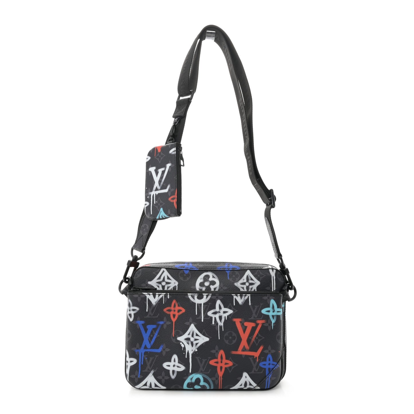 Monogram Eclipse LV Graffiti Trio Messenger Multicolor