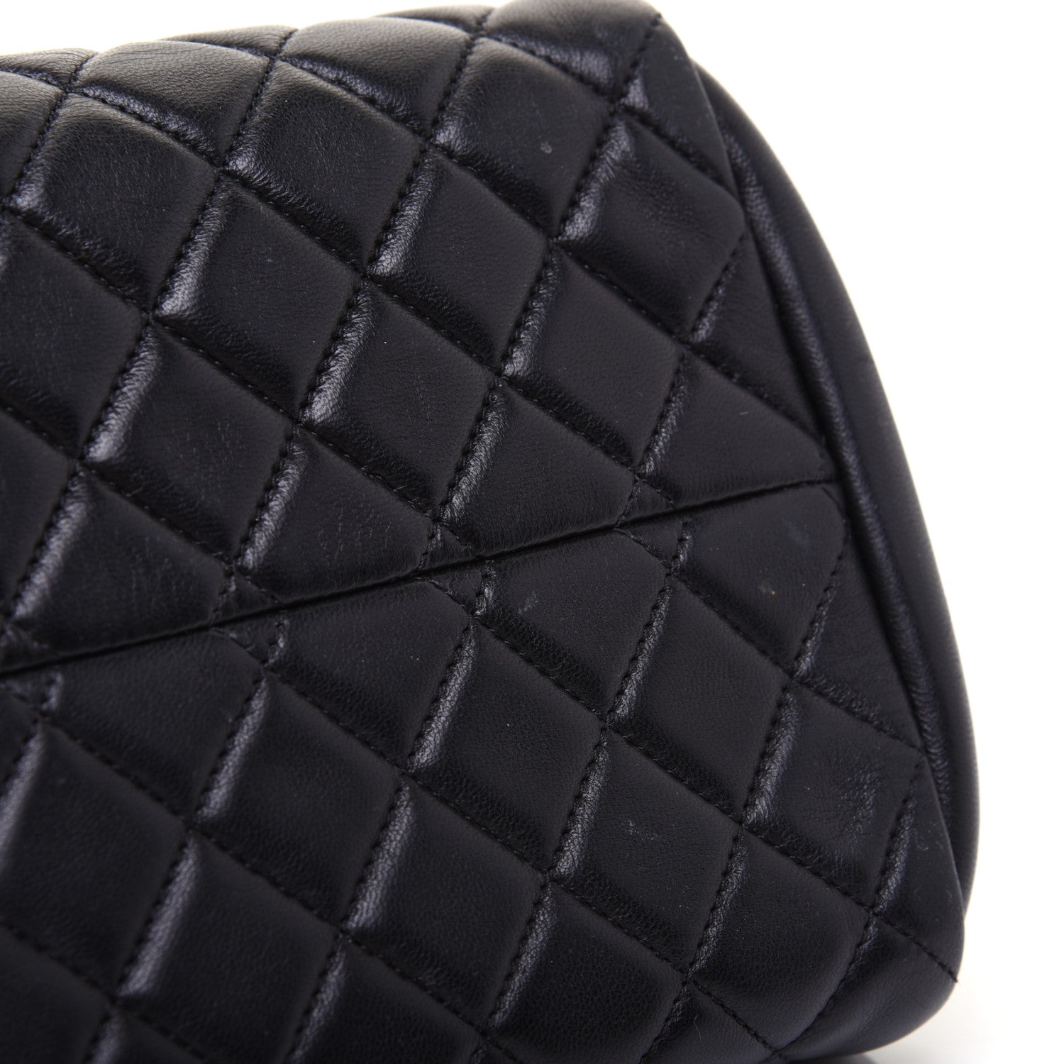 Chanel Lambskin Quilted Medium Just Mademoiselle Black 17 of 19