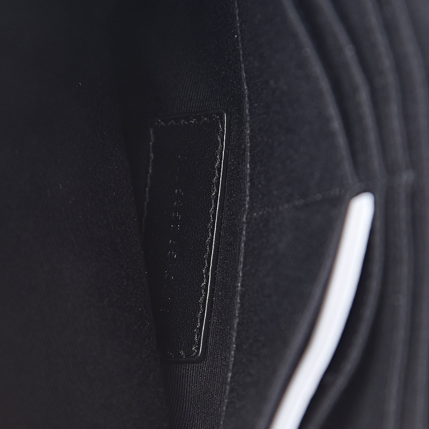 Saint Laurent Calfskin Musical Notes Zip Pouch Black 7 of 8