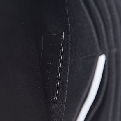 Saint Laurent Calfskin Musical Notes Zip Pouch Black 7 of 8