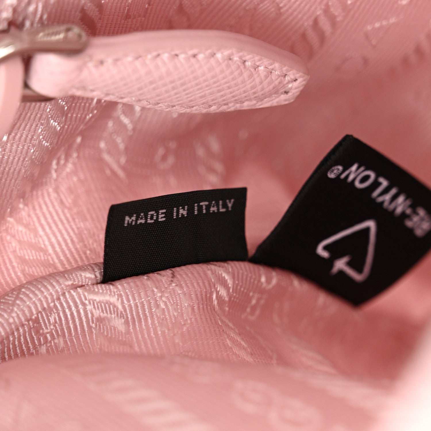 Prada Re-Nylon Vela Saffiano Mini Pochette Bag Alabastro 7 of 13