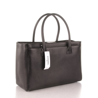 Chanel Calfskin Cerf Executive Shopper Tote Black 3 of 7