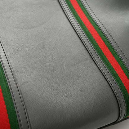 Gucci Koi Calfskin XL Bauletto Duffle Top Handle Bag Grey 13 of 13