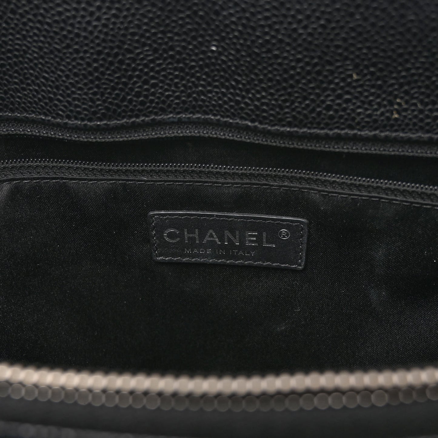 Caviar Quilted Grand Shopping Tote GST Black