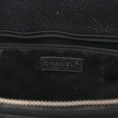 Chanel Caviar Quilted Grand Shopping Tote GST Black 5 of 9