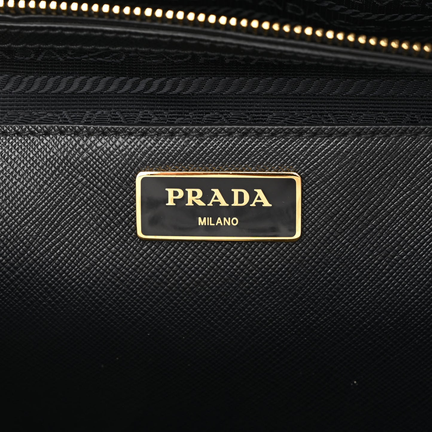 Saffiano Lux Large Tote Black