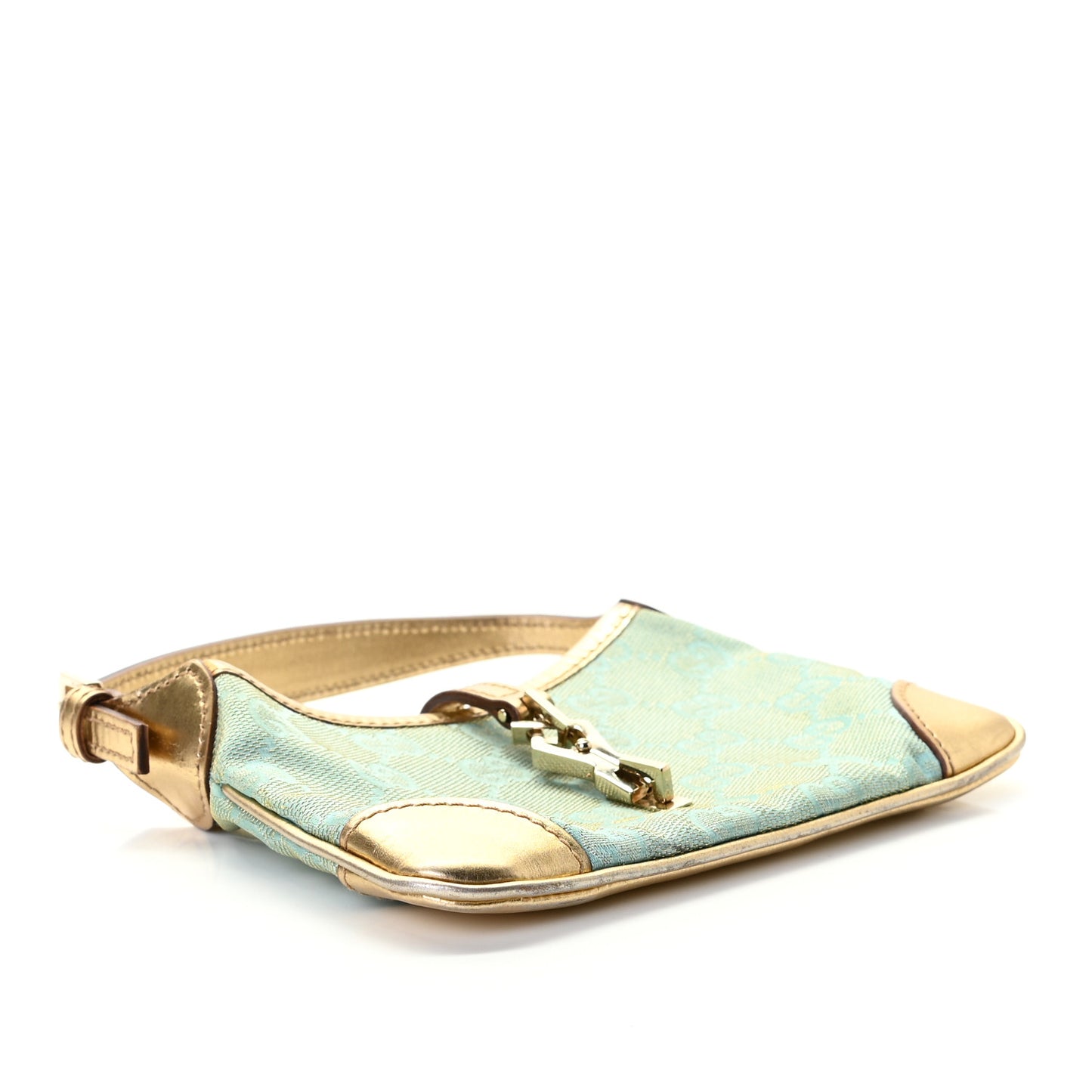 Denim Monogram Pochette Gold