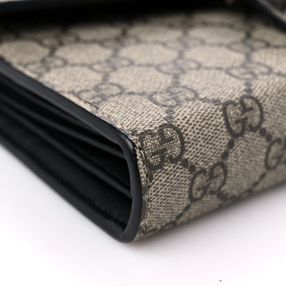 Gucci GG Supreme Monogram Mini Dionysus Chain Wallet Beige Black 8 of 12