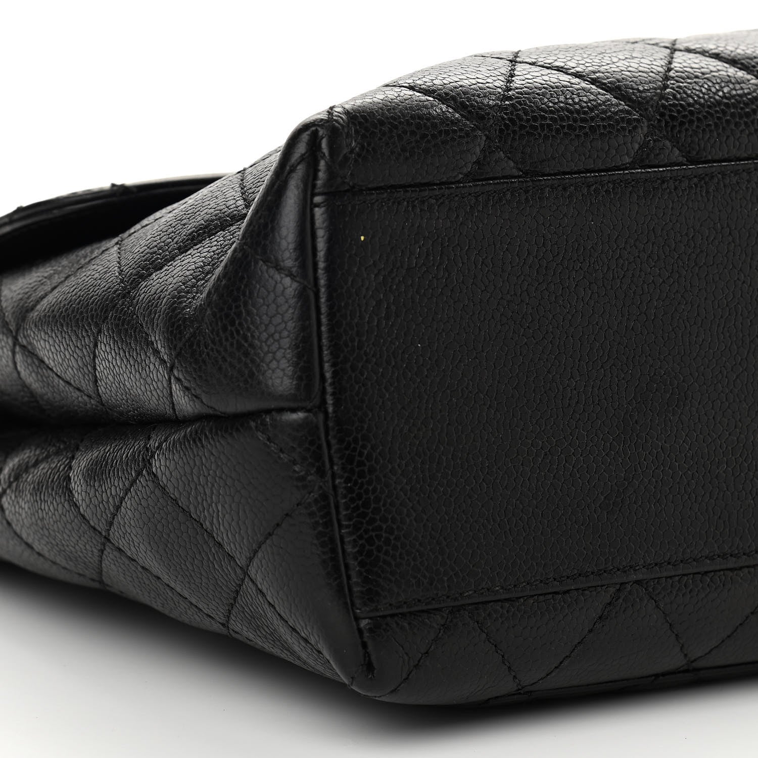 Chanel Caviar Quilted Jumbo Kelly Flap Black 9 of 12