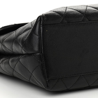 Chanel Caviar Quilted Jumbo Kelly Flap Black 9 of 12