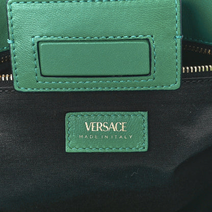 Versace Nappa Quilted Medusa Chain Shoulder Bag Green 6 of 12