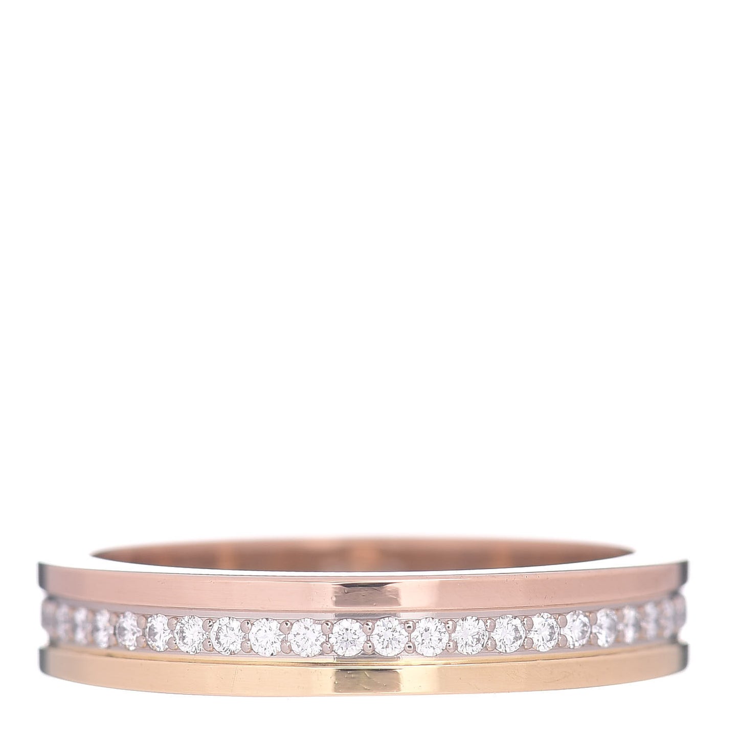 18K White Yellow Pink Gold Diamond 3.5mm Vendome Louis Cartier Wedding Band Ring 49 5