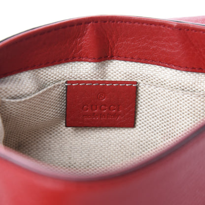 Gucci Pebbled Calfskin Small Soho Flap Crossbody Red 9 of 11