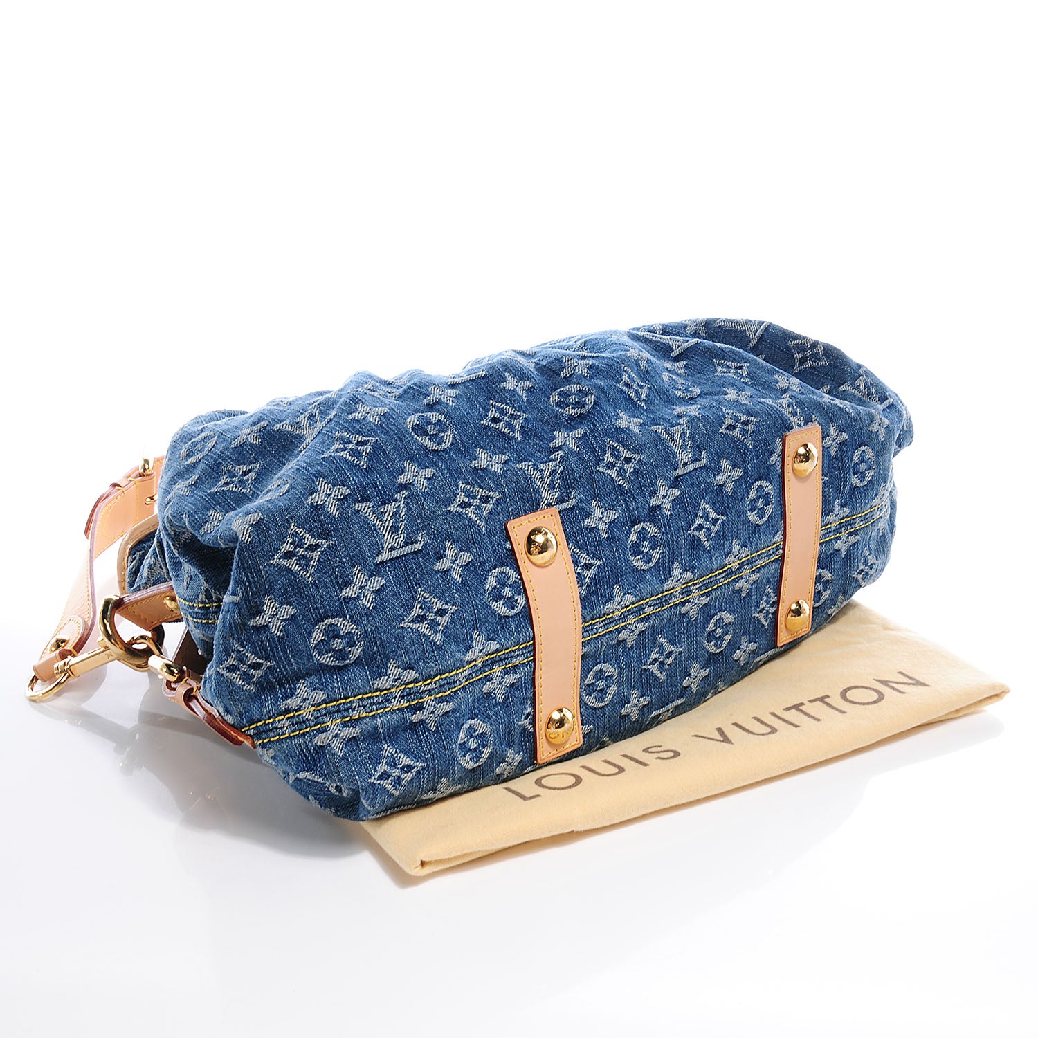 Louis Vuitton Denim Neo Cabby MM Blue 4 of 7