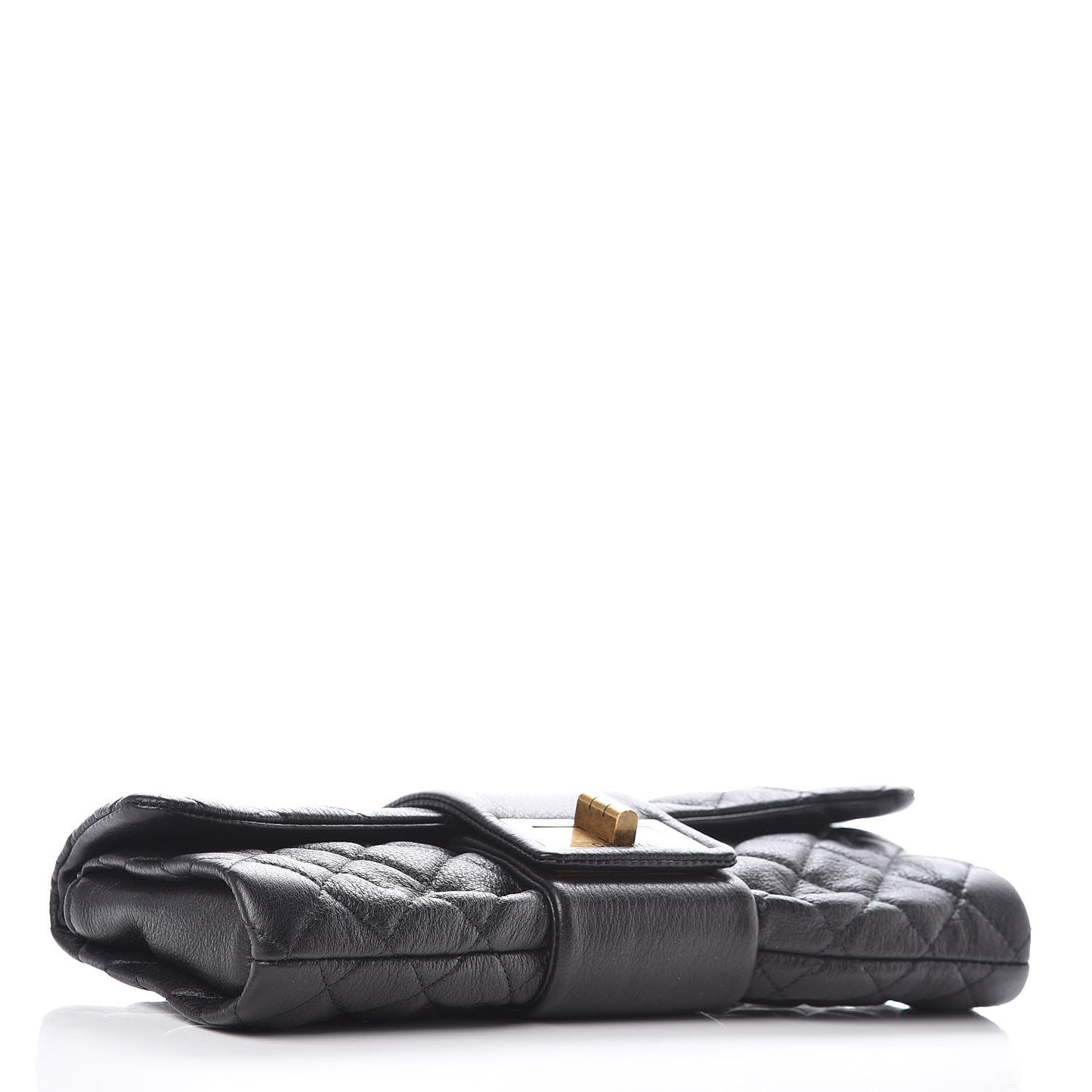 Sheepskin Mademoiselle Clutch Black