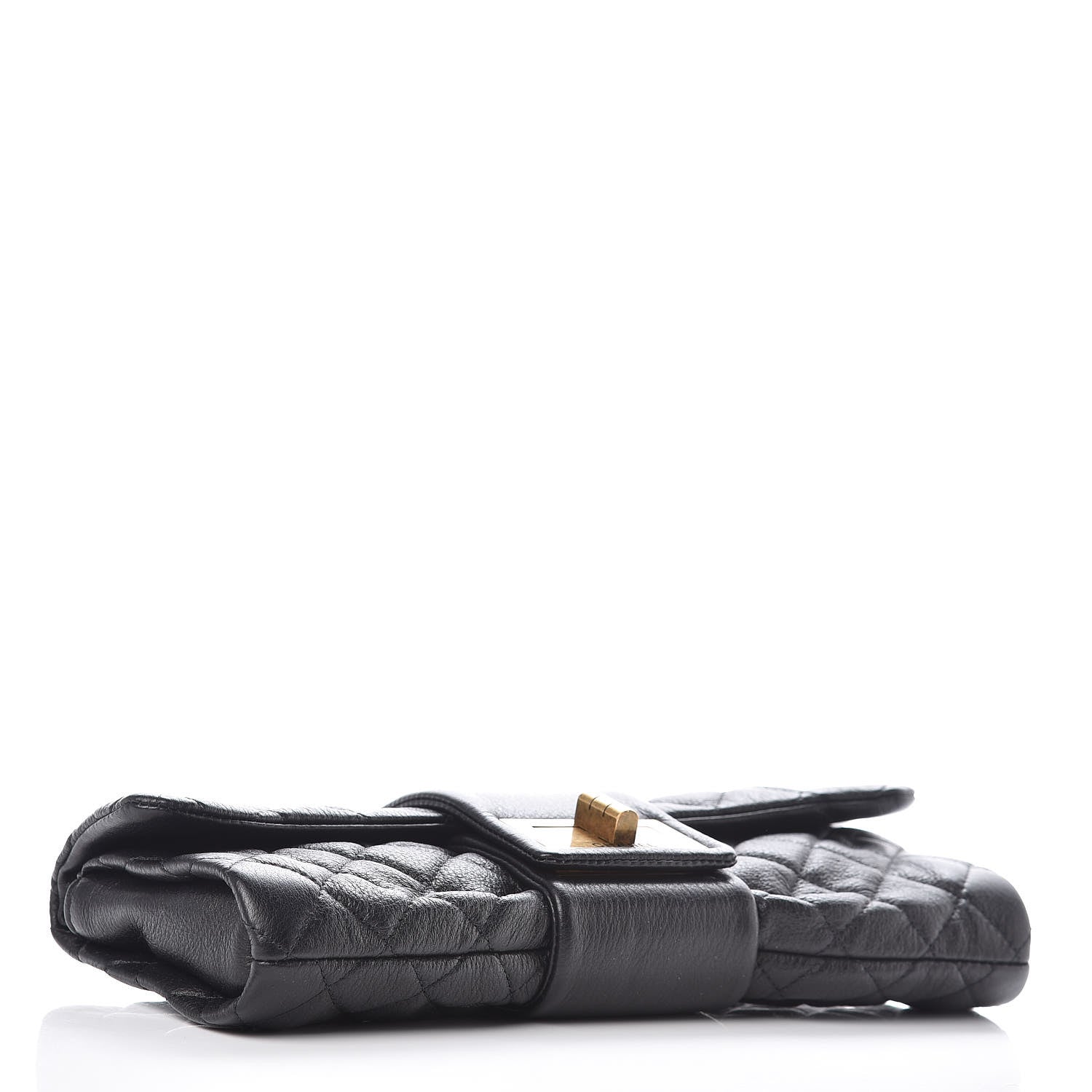 Chanel Sheepskin Mademoiselle Clutch Black 4 of 10