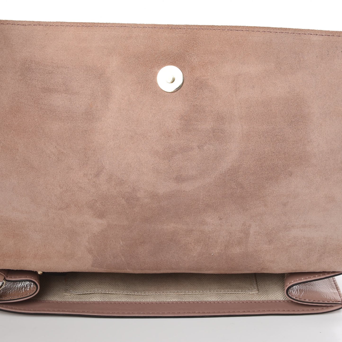 Soft Patent Medium Soho Clutch Dark Cipria