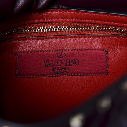 Valentino Garavani Nappa Medium Rockstud Spike Shoulder Bag Rubin 7 of 8