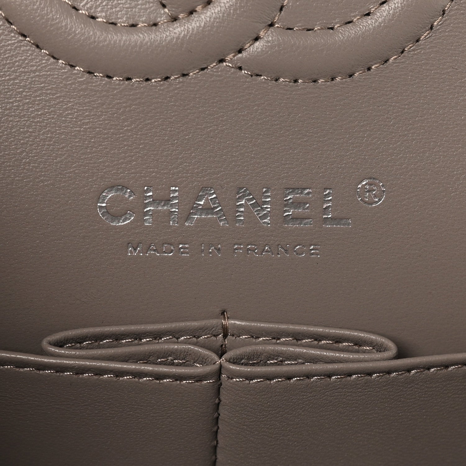 Chanel Caviar Quilted Small Double Flap Grey 6 of 11