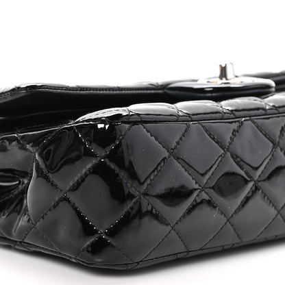 Chanel Patent Quilted Medium Double Flap Black 9 of 10
