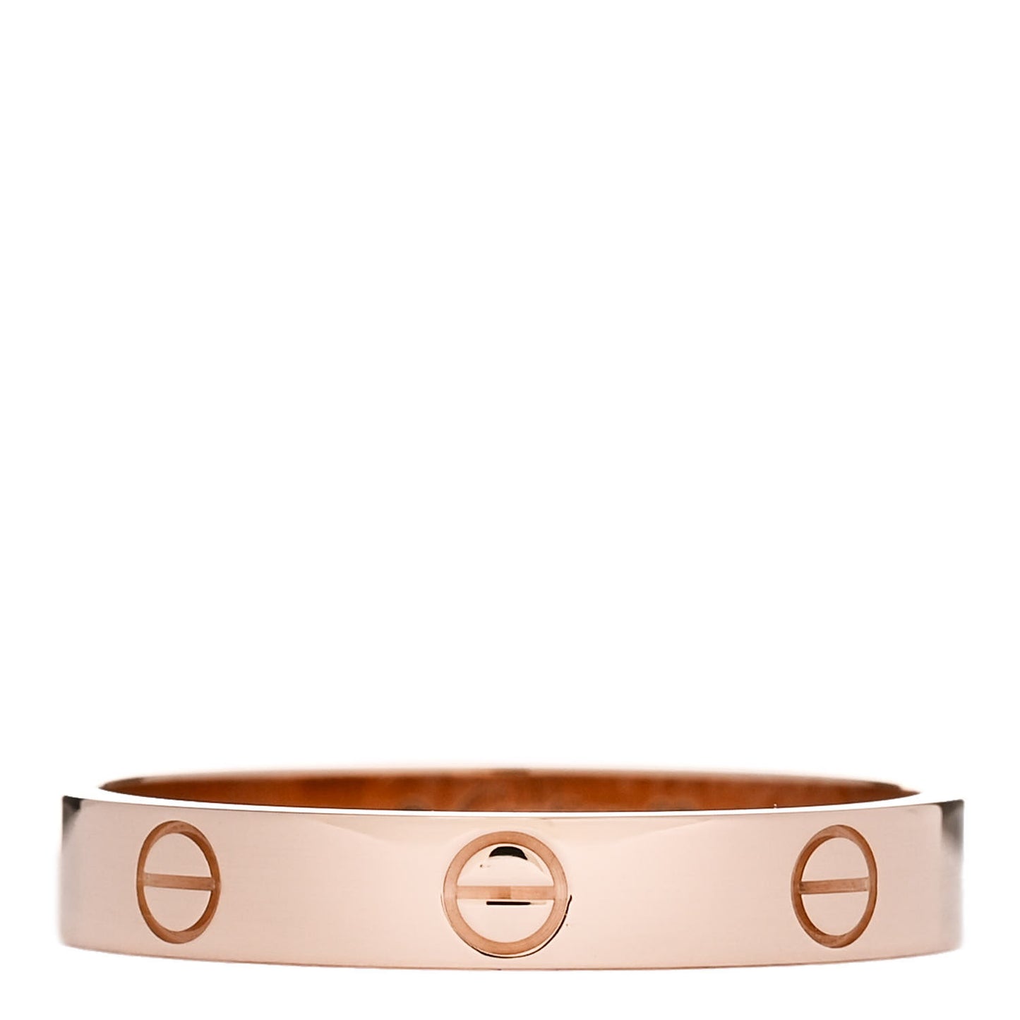 18K Pink Gold 3.5mm LOVE Wedding Band Ring 62 10