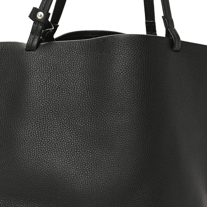 The Row Grained Calfskin Park Tote Three Black 8 of 10