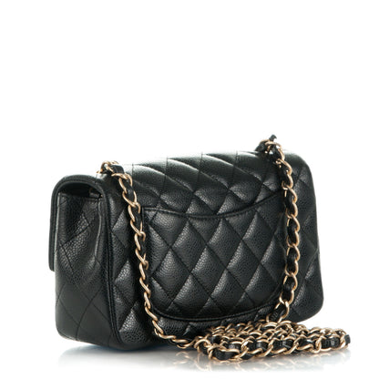 Chanel Caviar Quilted Mini Rectangular Flap Black 3 of 8