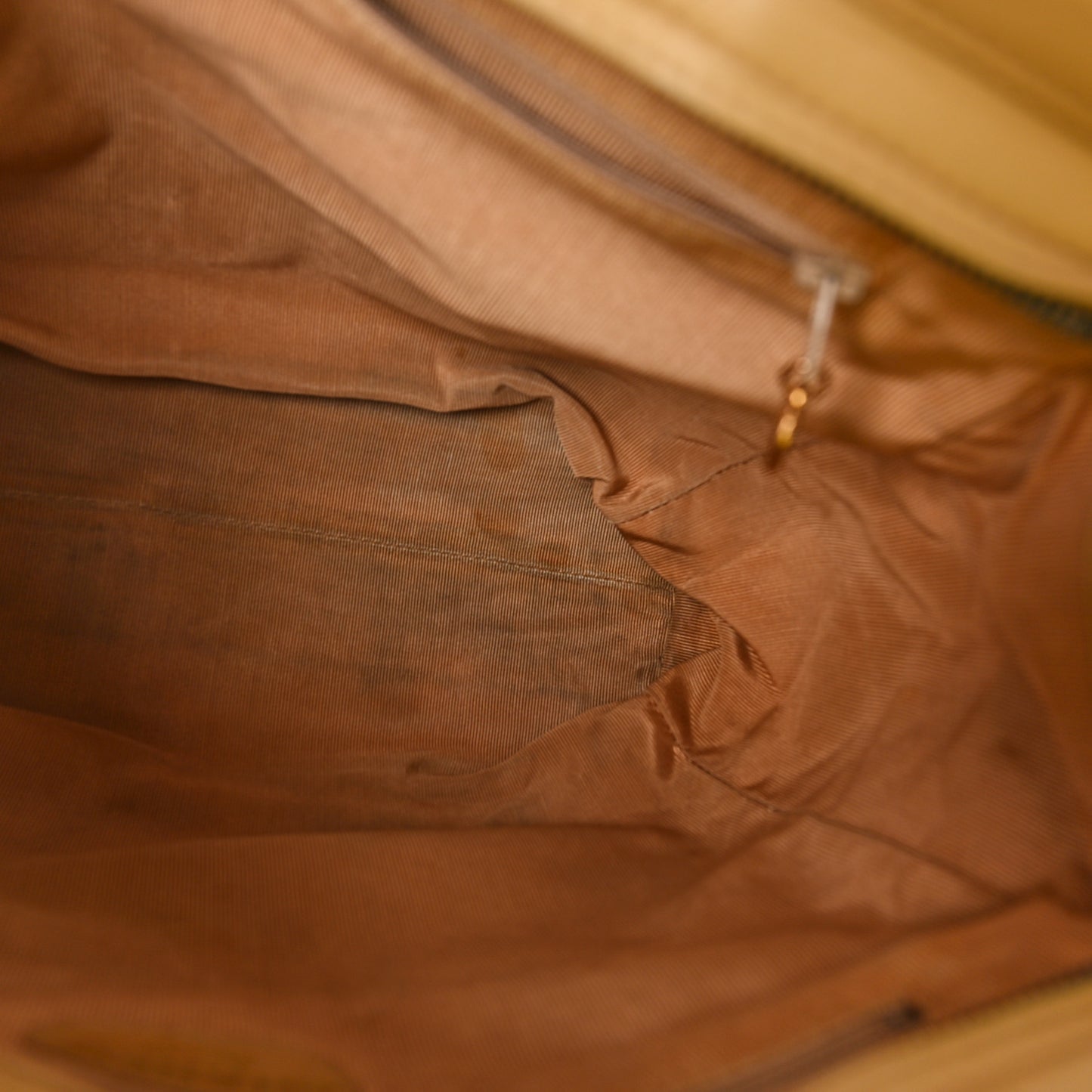 Lambskin CC Tortoise Handle Tote Beige