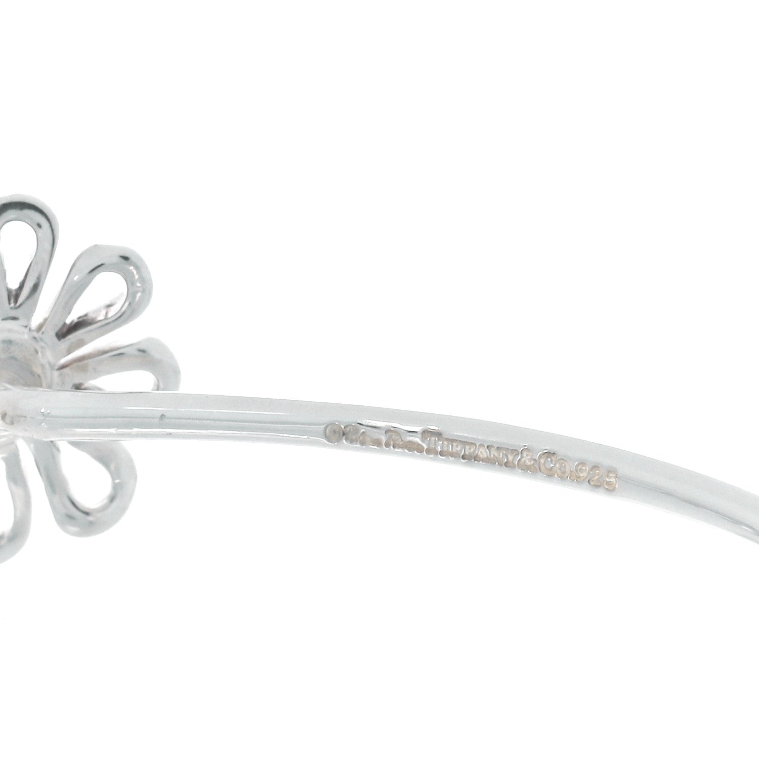 Tiffany Sterling Silver Paloma Picasso Daisy Bangle Bracelet 4 of 4